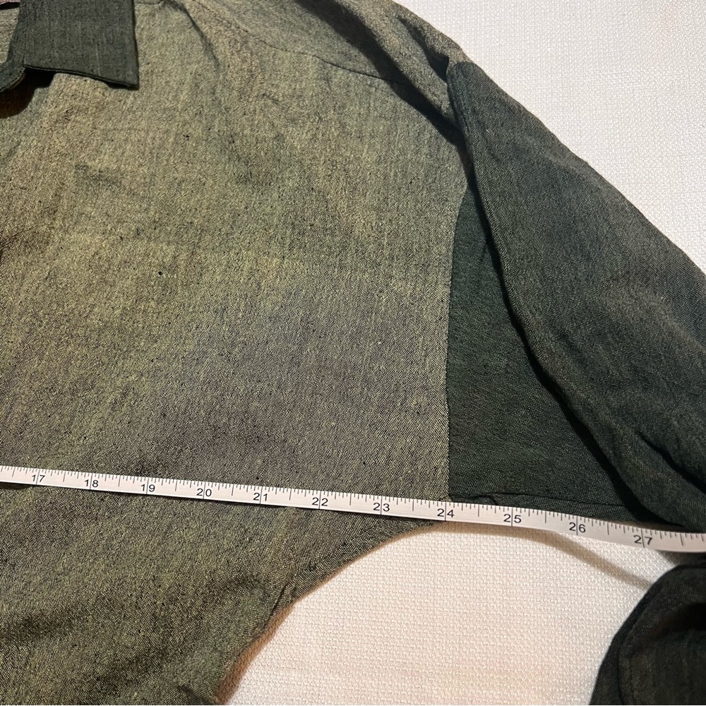 Anthropologie Conditions Apply - Hand Woven 100% Cotton Shirt dress M Exclusive - Picture 14 of 16